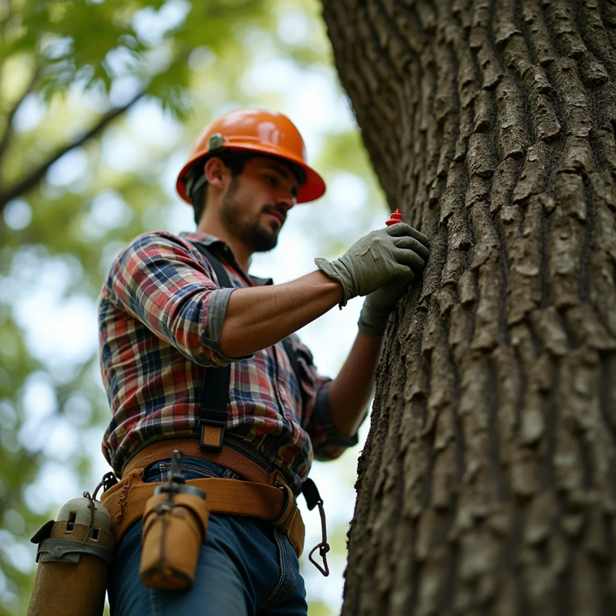 Field arborist inspection for tree care checklist austin