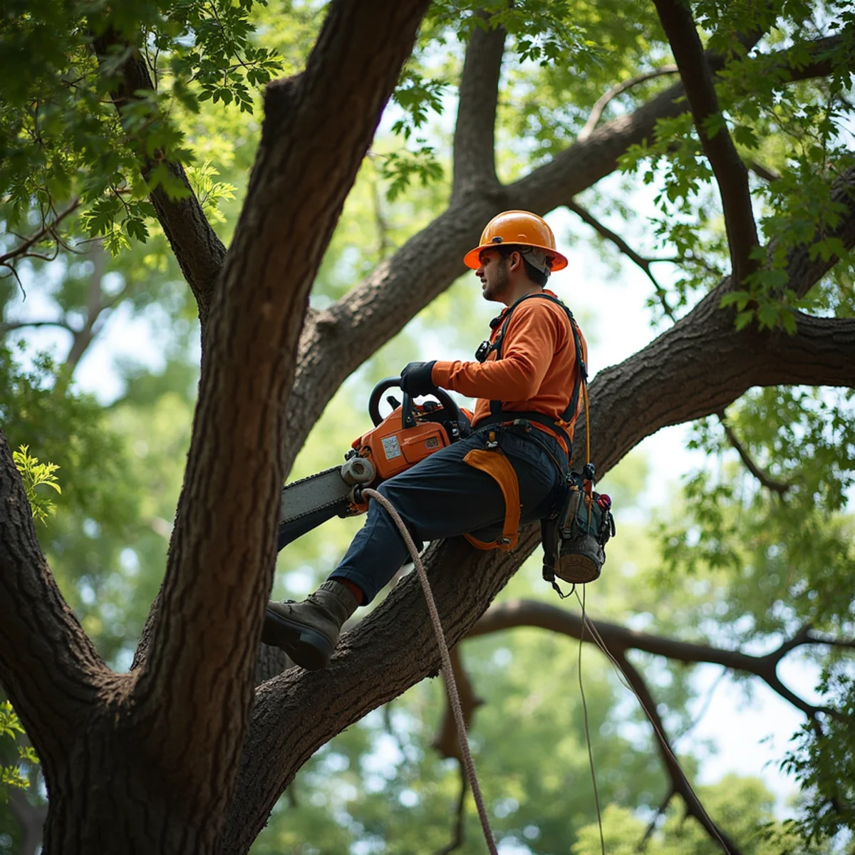 Clean lawn and restored property after best time to trim trees austin