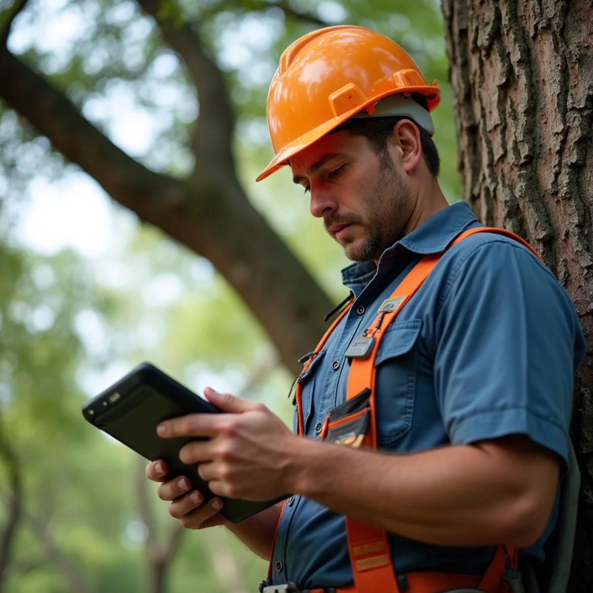 Specialized rigging equipment for commercial tree risk assessment