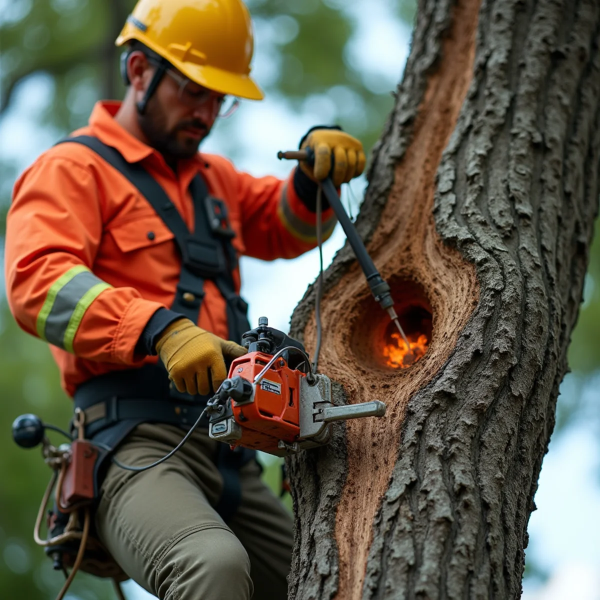 Specialized rigging equipment for oak wilt austin