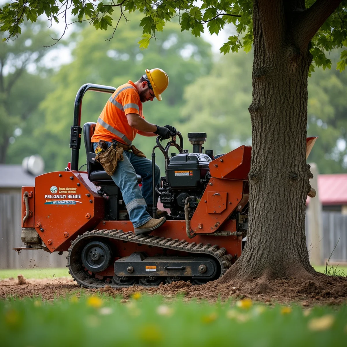 Field arborist inspection for stump grinding vs stump removal