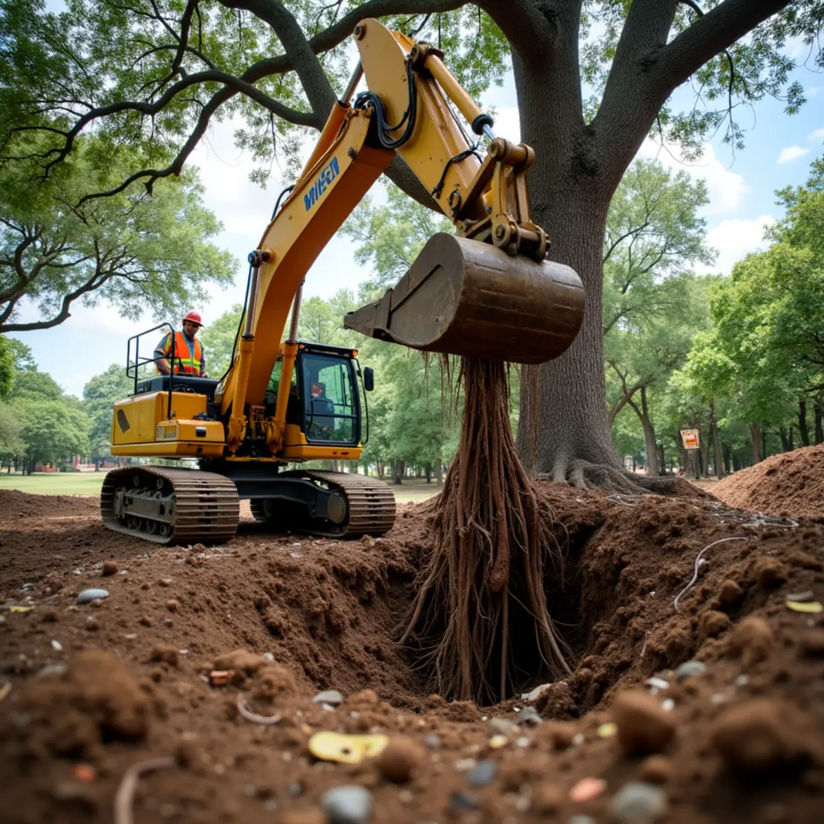 Specialized rigging equipment for stump grinding vs stump removal