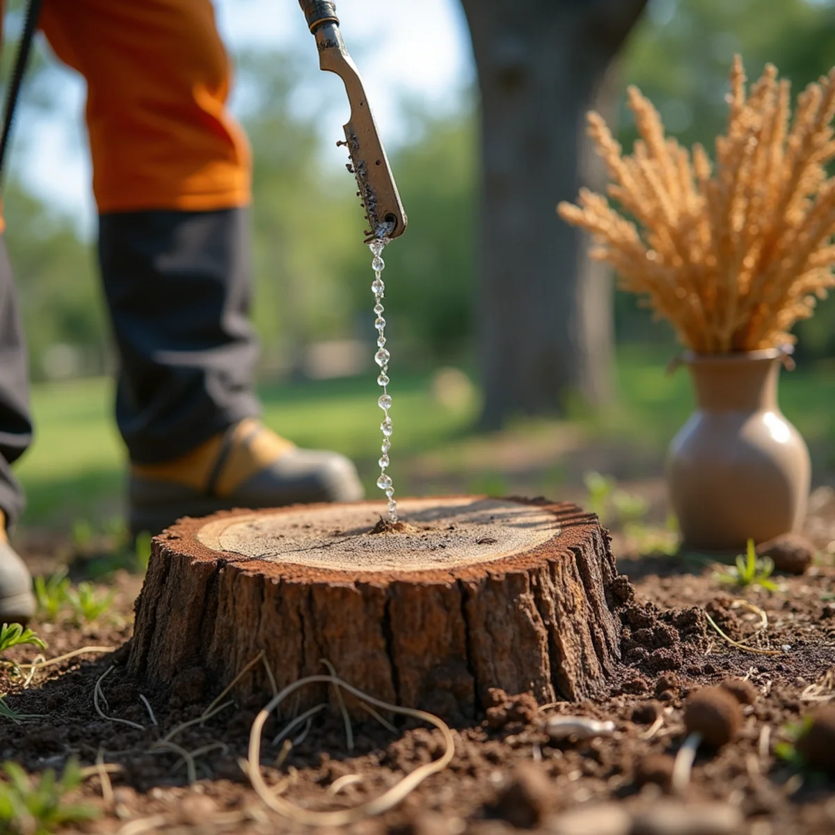 Commercial equipment and processing during cedar (ashe juniper) removal