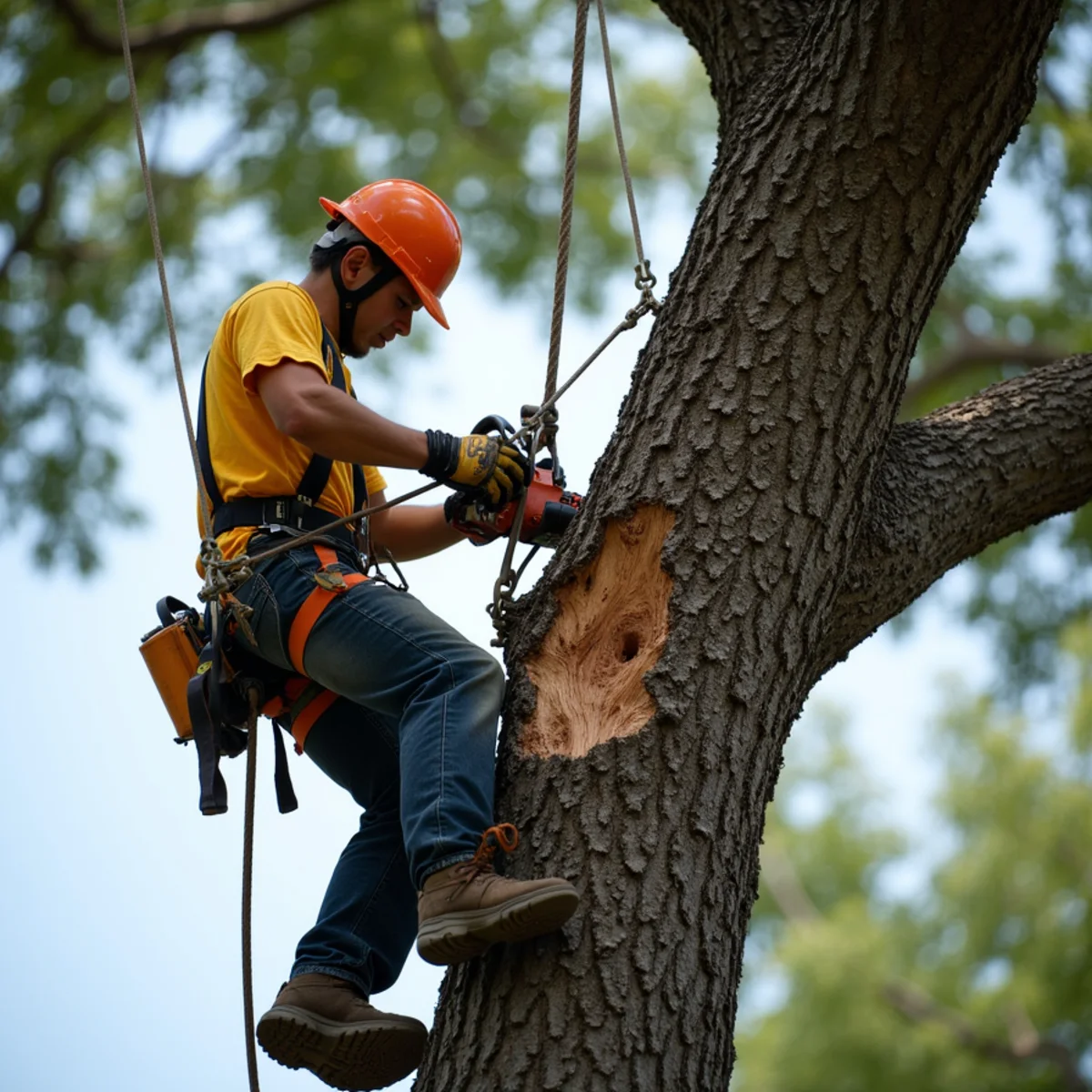 24/7 Emergency Tree Service safety equipment and site protection