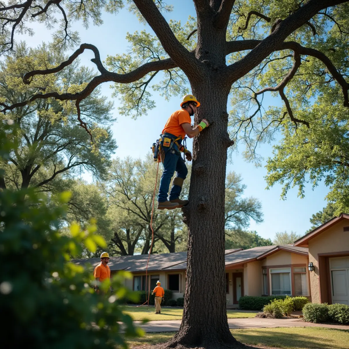 Tree removal and crane rigging in Brushy Creek TX
