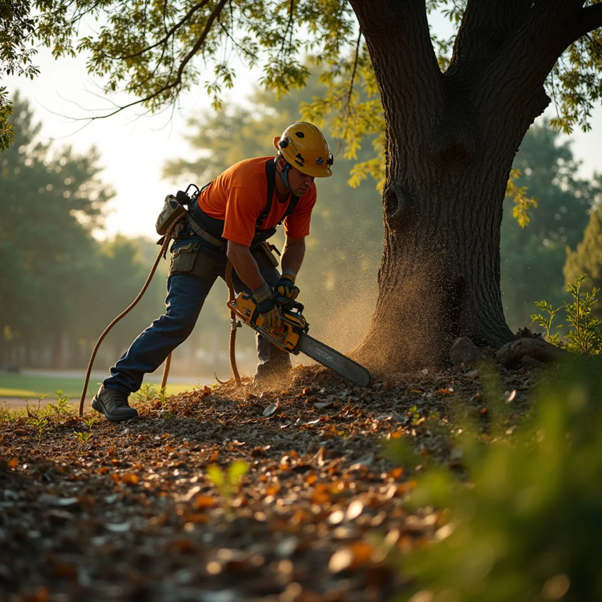 Emergency storm debris chipping and yard cleanup in Manchaca TX