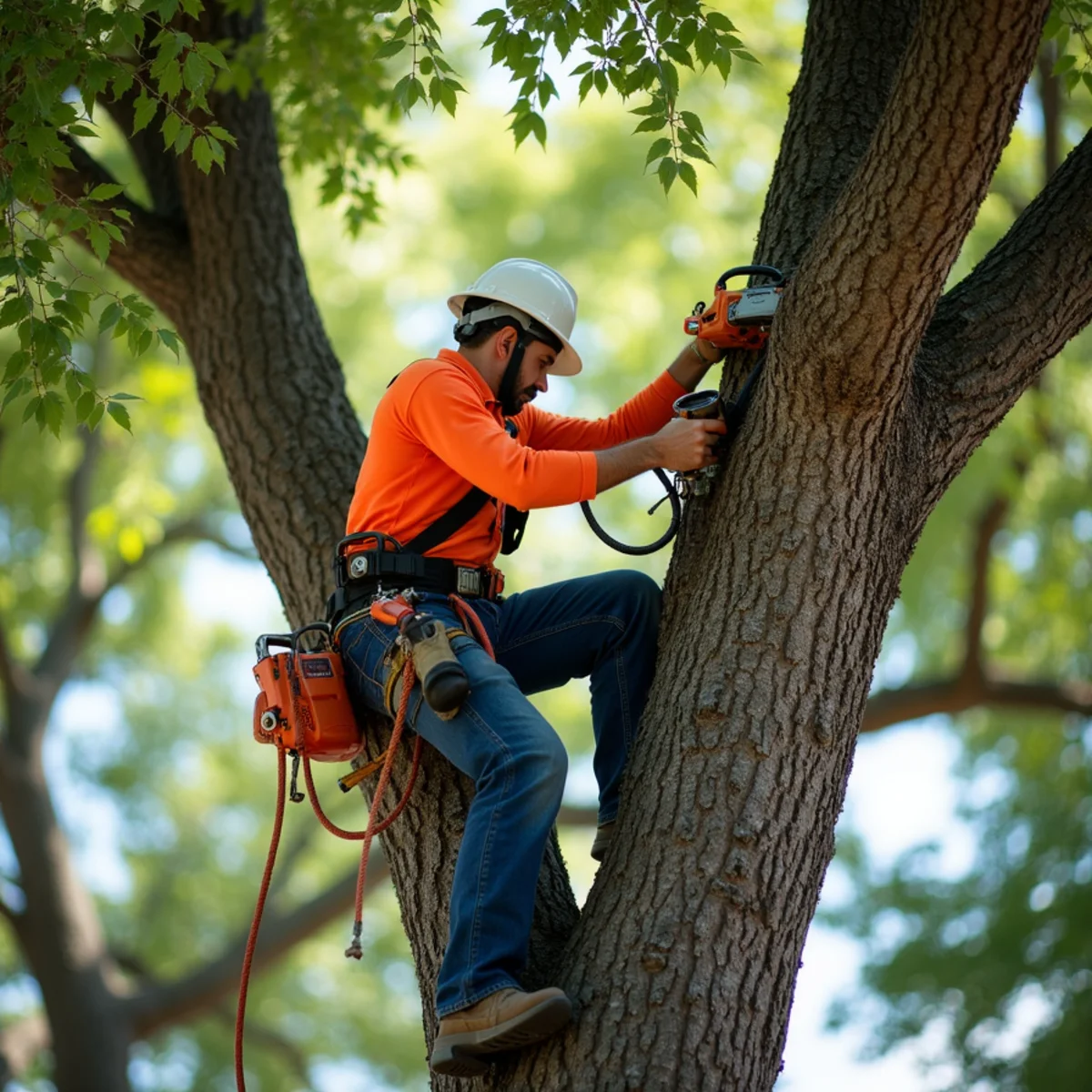 Professional tree service in Mustang Ridge TX
