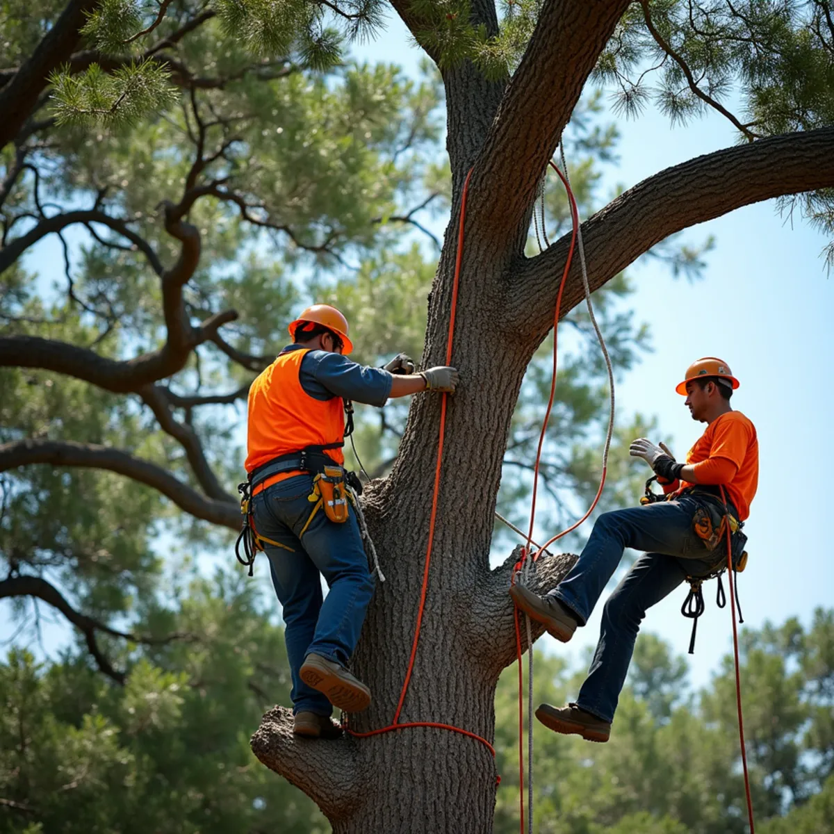 Tree removal and crane rigging in Travis County TX