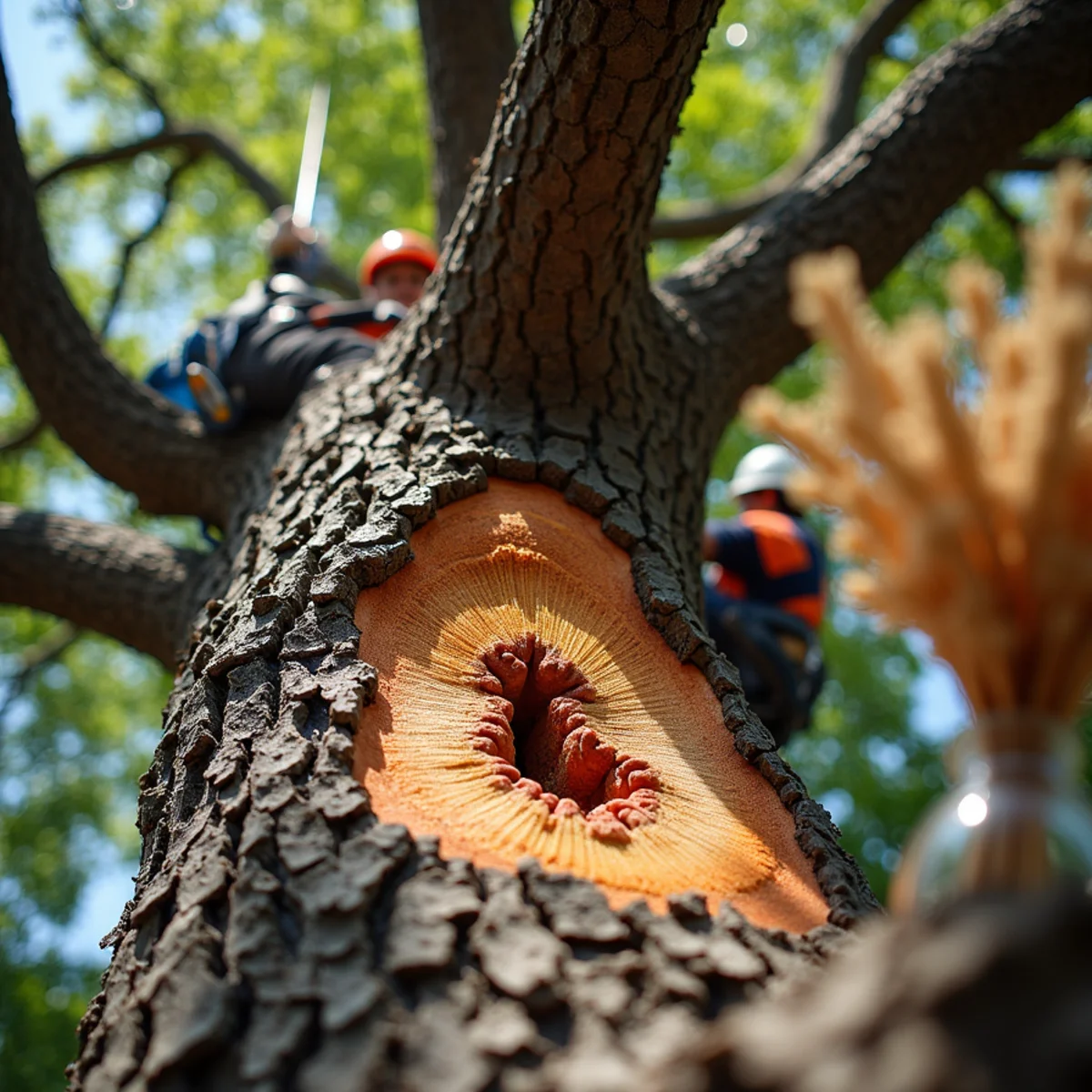 Commercial equipment and processing during protected & heritage tree permits