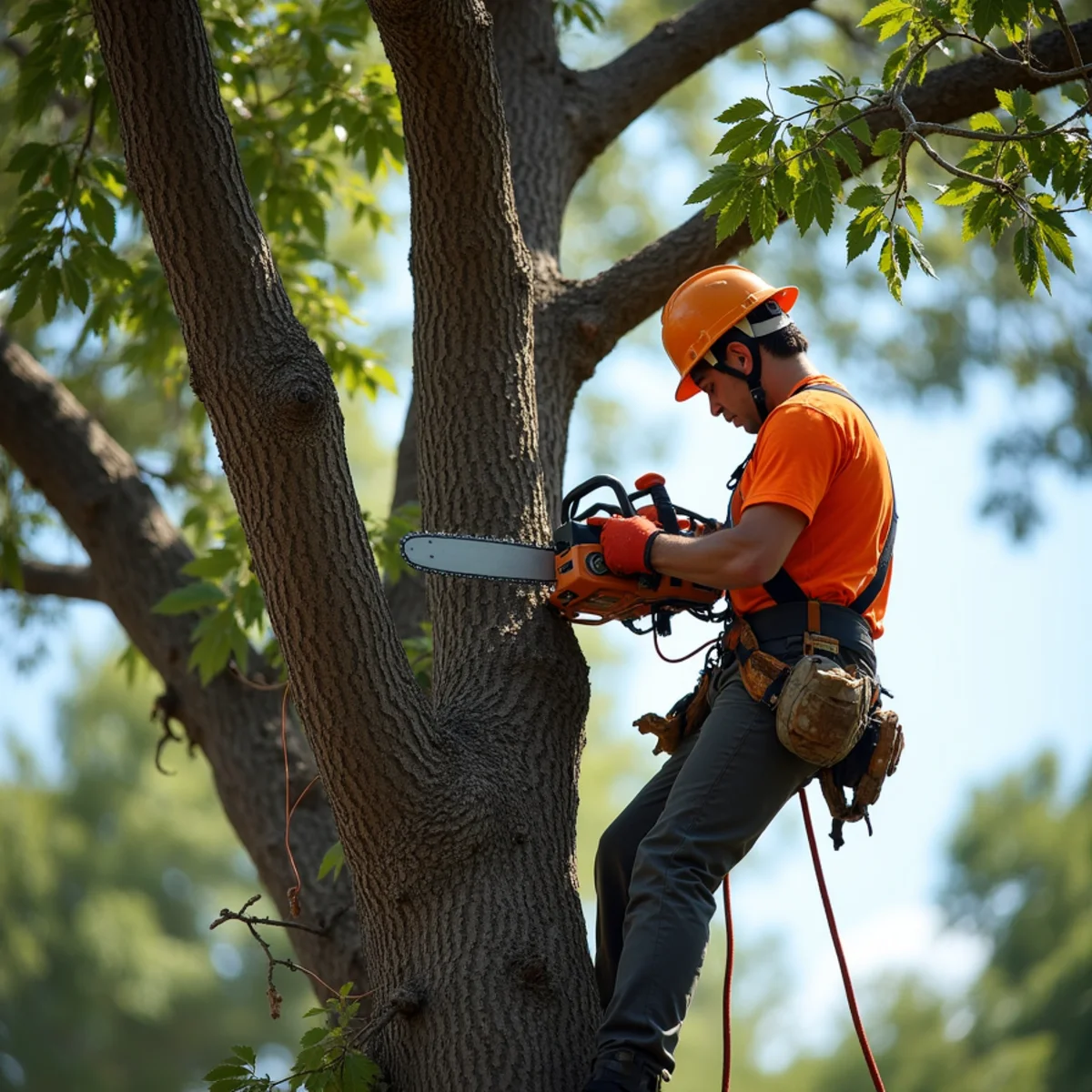 Tree Root Removal safety equipment and site protection