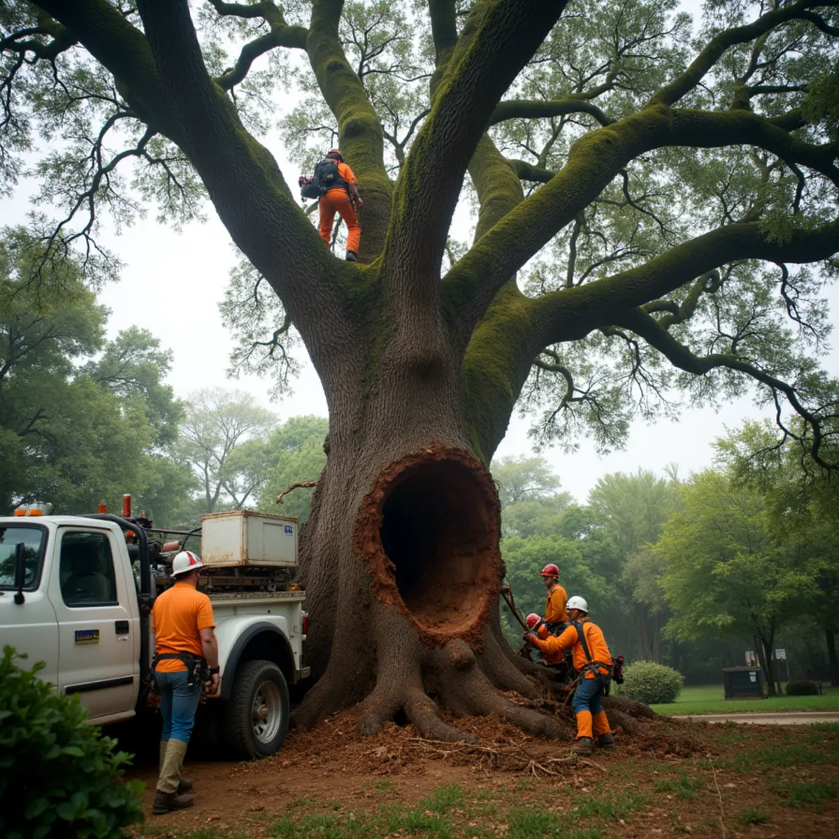 Professional Uprooted Tree & Root Ball Removal in Austin TX